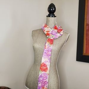 Rose‎ and Paisley Scarf